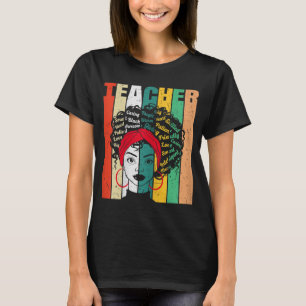 Afro Liebe Melanin Afro American Women Black Tee