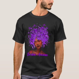 Afro Lila Ribbon Überdosierung Aw T-Shirt