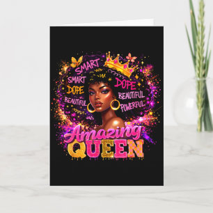 Afro Mädchen Schwarze Frauen Afrikanische Melanin Karte
