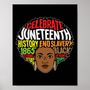 Afro Melanin Women Girl Africa Vorreiter Freiheit Poster