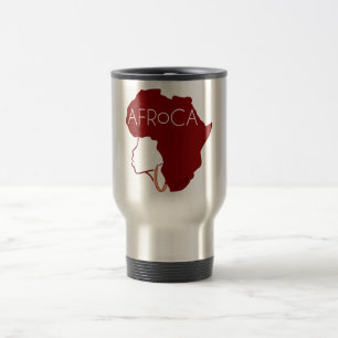 Afro Natural Black Hair Reisebecher