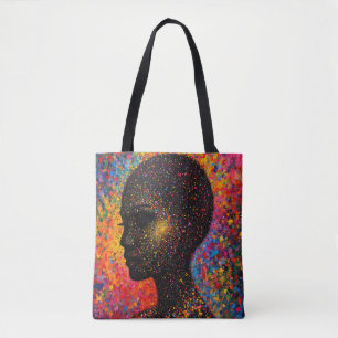 Afro Nebula Flüstern – Black History Feier Tasche