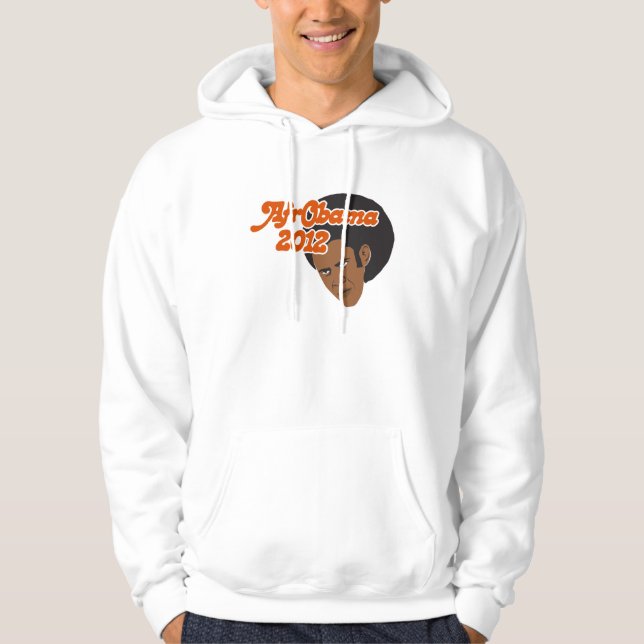Afro Obama Hoodie (Vorderseite)