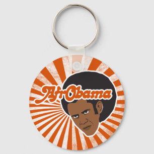 Afro Obama Schlüsselanhänger