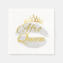 Afro Party Napkins