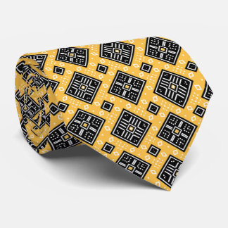 Afro Pop Cool Modern Mud Cloud Design Krawatte