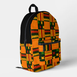 Afro Pop Kente Basics schneiden und nähen Beutel Bedruckter Rucksack