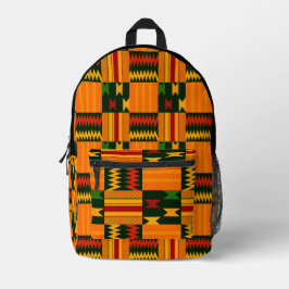 Afro Pop Kente Basics schneiden und nähen Beutel Bedruckter Rucksack
