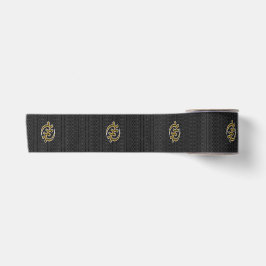 Afro Pop Modern Mudcloth Adinkra Satin Ribbon Satinband