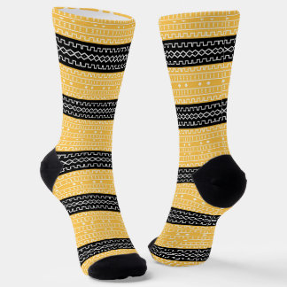 Afro Pop Modern Mudcloth Socks Socken