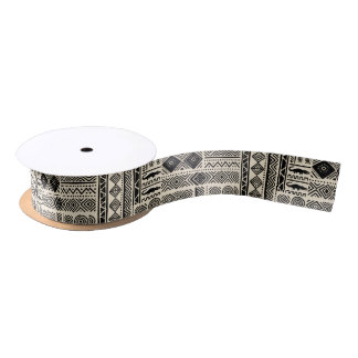 Afro-Pop-Mudcloth-Design Satinband