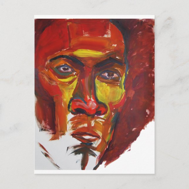 Afro Postkarte (Vorderseite)