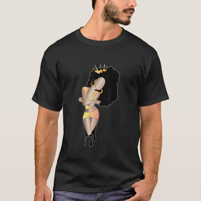 Afro Queen African Women 2 T-Shirt (Vorderseite)