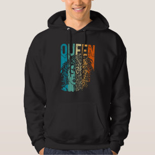 Afro Queen Melanin Black Girl Magic African Black Hoodie