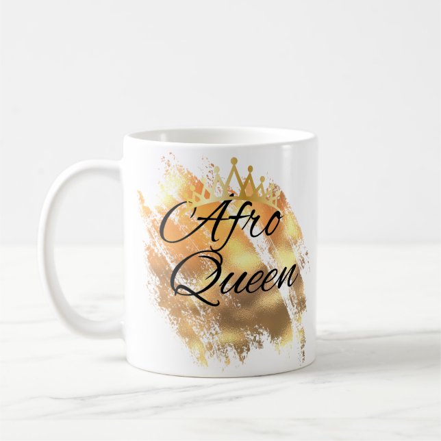 Afro Queen Mug (Gauche)