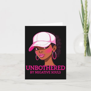 Afro Queen Sy Black Woman Unbothe Karte