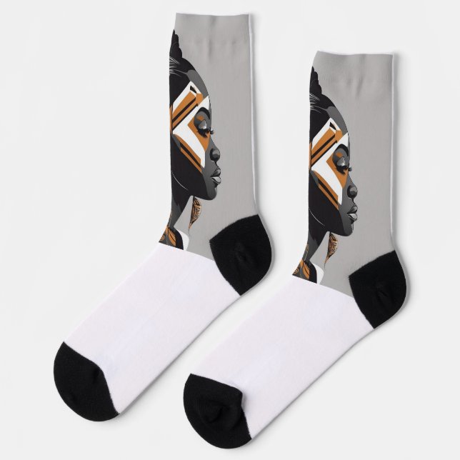 AFRO SOCKEN (Linkes Detail)