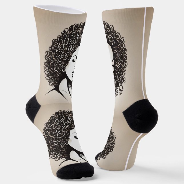 afro Socken (Gewinkelt)