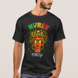 Afro Stolz Schwarze Cna Leben Afrikanische Sonnenb T-Shirt