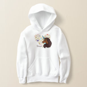 Afro Unicorn   Design cardiaque unique