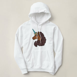 Afro Unicorn   Einzigartig Hoodie