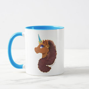 Afro Unicorn Einzigartig Tasse