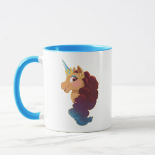 Afro Unicorn Göttlich das Einhorn Tasse