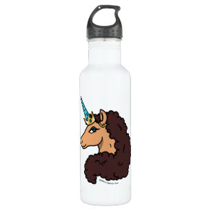 Afro Unicorn   Göttlich Edelstahlflasche