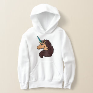 Afro Unicorn   Göttlich Hoodie