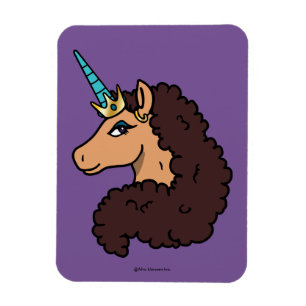 Afro Unicorn   Göttlich Magnet