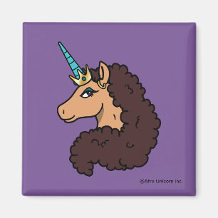 Afro Unicorn   Göttlich Magnet