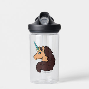 Afro Unicorn   Göttlich Trinkflasche