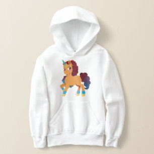 Afro Unicorn göttliche Prancing Hoodie