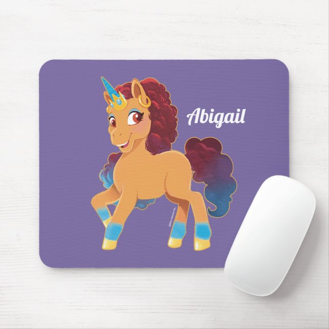 Afro Unicorn | göttliche Prancing Mousepad (Mit Mouse)