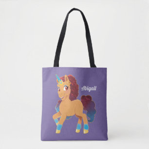 Afro Unicorn   göttliche Prancing Tasche