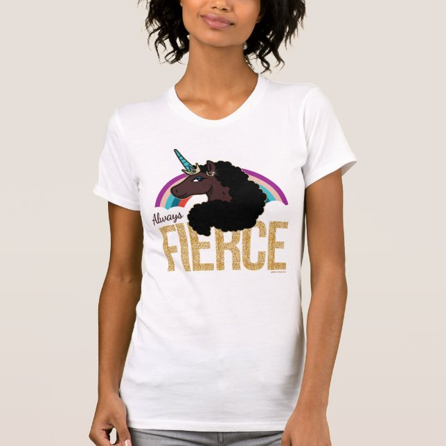 Afro Unicorn | Magical - Always Fierce T-Shirt (Vorderseite)