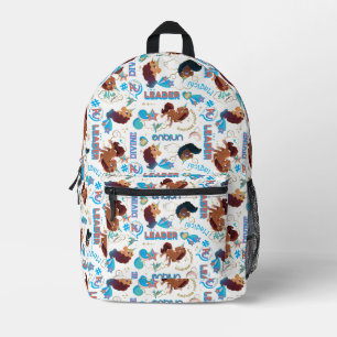 Afro Unicorn Magical Empowerment Muster Bedruckter Rucksack