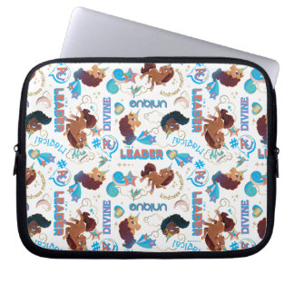Afro Unicorn Magical Empowerment Muster Laptopschutzhülle