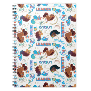 Afro Unicorn Magical Empowerment Muster Notizblock