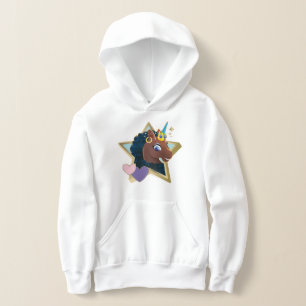 Afro Unicorn Magical Star Hoodie