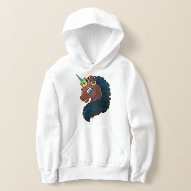 Afro Unicorn | magisch Hoodie (Ablage )