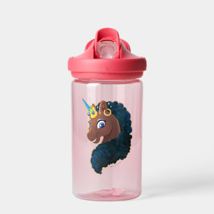 Afro Unicorn   magisch Trinkflasche