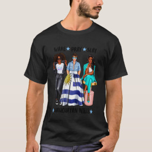 Afro-Uruguayische Nichte Familie Uruguay Schwarze T-Shirt