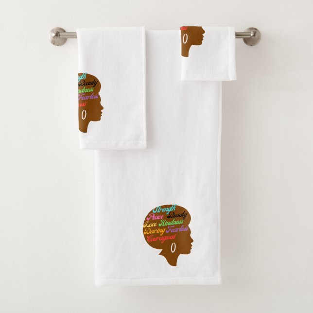 Afro Woman Bath Set (Insitu)