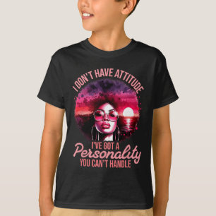 Afro Women Black Pride Afro American Girl Women T-Shirt