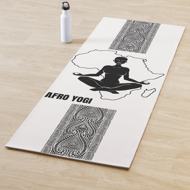 AFRO YOGI MONOCHROME YOGA MAT YOGAMATTE (Von Creator hochgeladen)