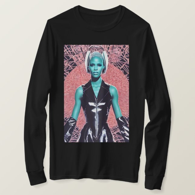 Afro Zukunft T-Shirt (Design vorne)
