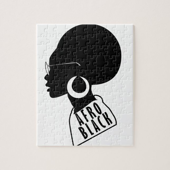 AFROAfroamerikaner-Schwarzgeschenkt-shirt (Vertikal)