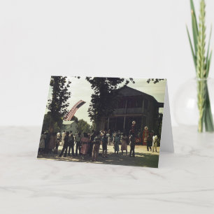 Afroamerikaner 4. Juli Feier Karte