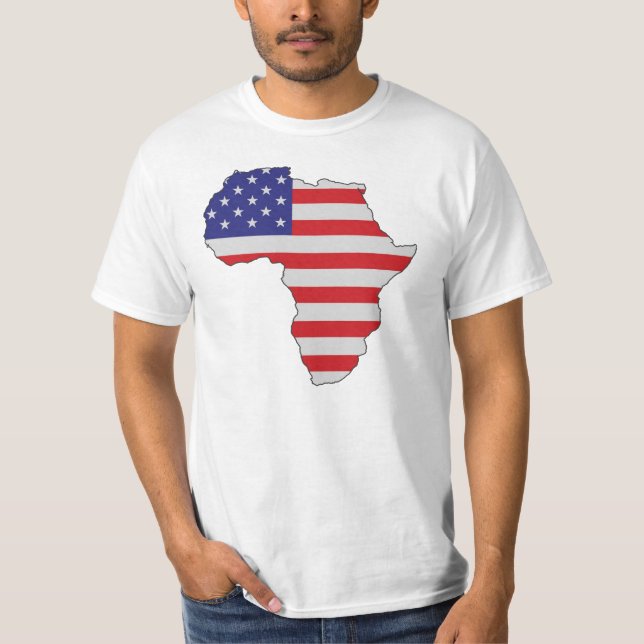 Afroamerikaner Afrika Vereinigte Staaten T-Shirt (Vorderseite)